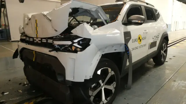 DACIA Duster 2026 teste euroncap frontal