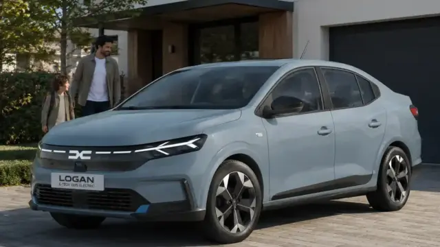 DACIA Logan 4 electrica bleu