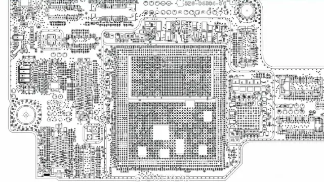 Presupusa schema a placii de baza a iPhone 18 Pro cu noul chip A20 Pro. chip A20 Pro iPhone 18 Pro
