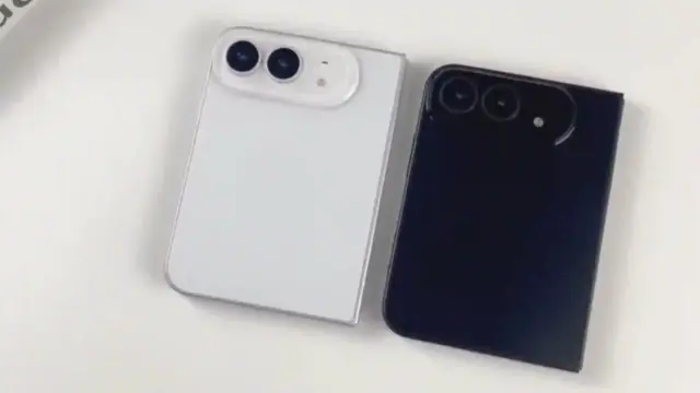 iPhone fold alb negru