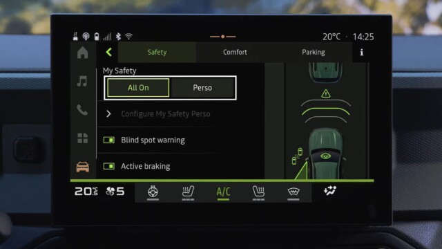 DACIA my Safety personalizare