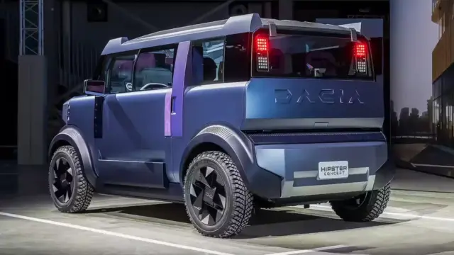 DACIA Hipster lateral stânga plan lansare