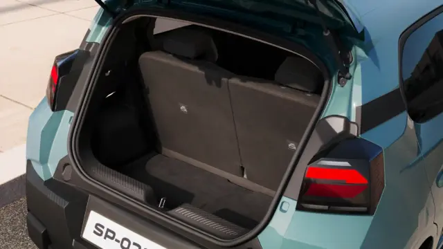 DACIA Spring 2 portbagaj deschis