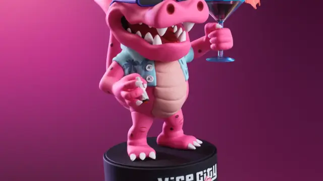 GTA 6 colecție Vice City crocodil roz