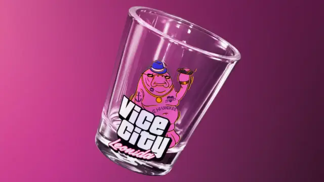 GTA 6 colecție Vice City pahar crocodil
