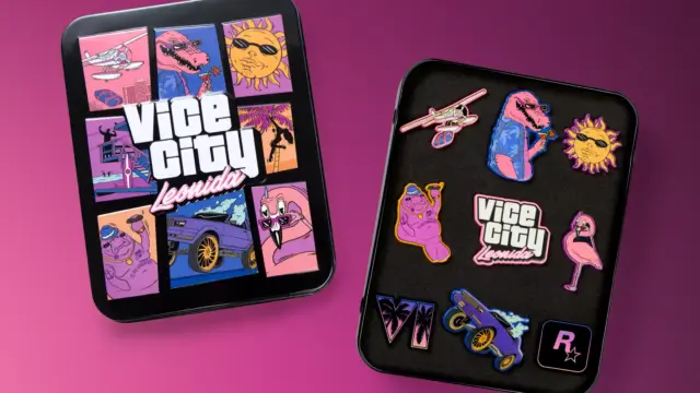 GTA 6 colecție Vice City stickere