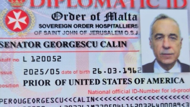 călin georgescu id diplomatic Malta