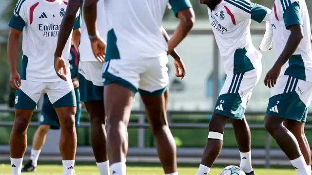 real madrid antrenament jucatori