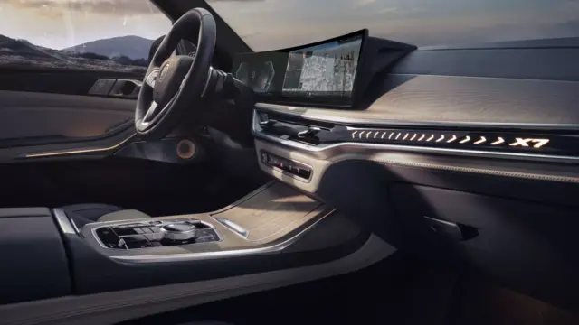 BMW X7 ecrane