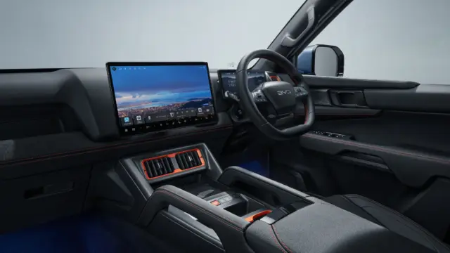 BYD Shark habitaclu