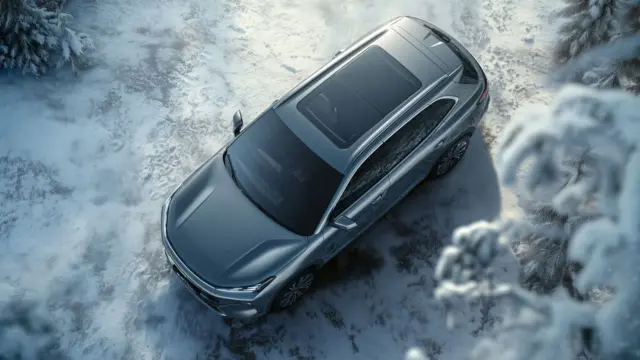 Geely Galaxy Starship 7 EM-i deasupra