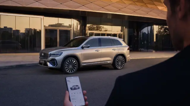 Geely Monjaro EM-i aplicație mașină