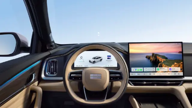 Geely Monjaro EM-i volan piele