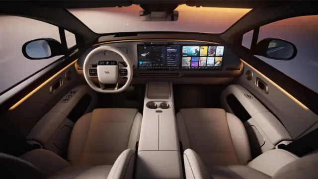 Li Auto i6 habitaclu
