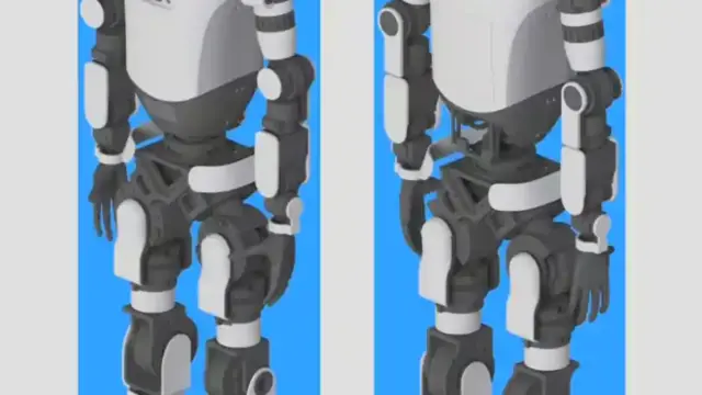robot umanoid BYD față și spate